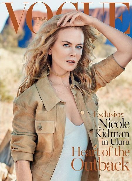 妮可·基德曼登澳版《Vogue》杂志封面显优雅